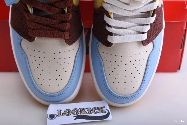 Reps TBK CU2803-200 Jordan 1 Chateau Air SE x Maison Mid Rouge Fearless 0823